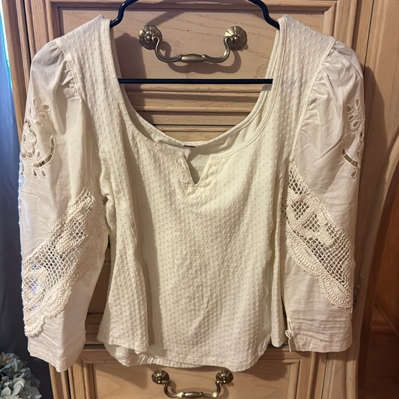 Free People Moonglow Henley Top - Picture 2 of 8